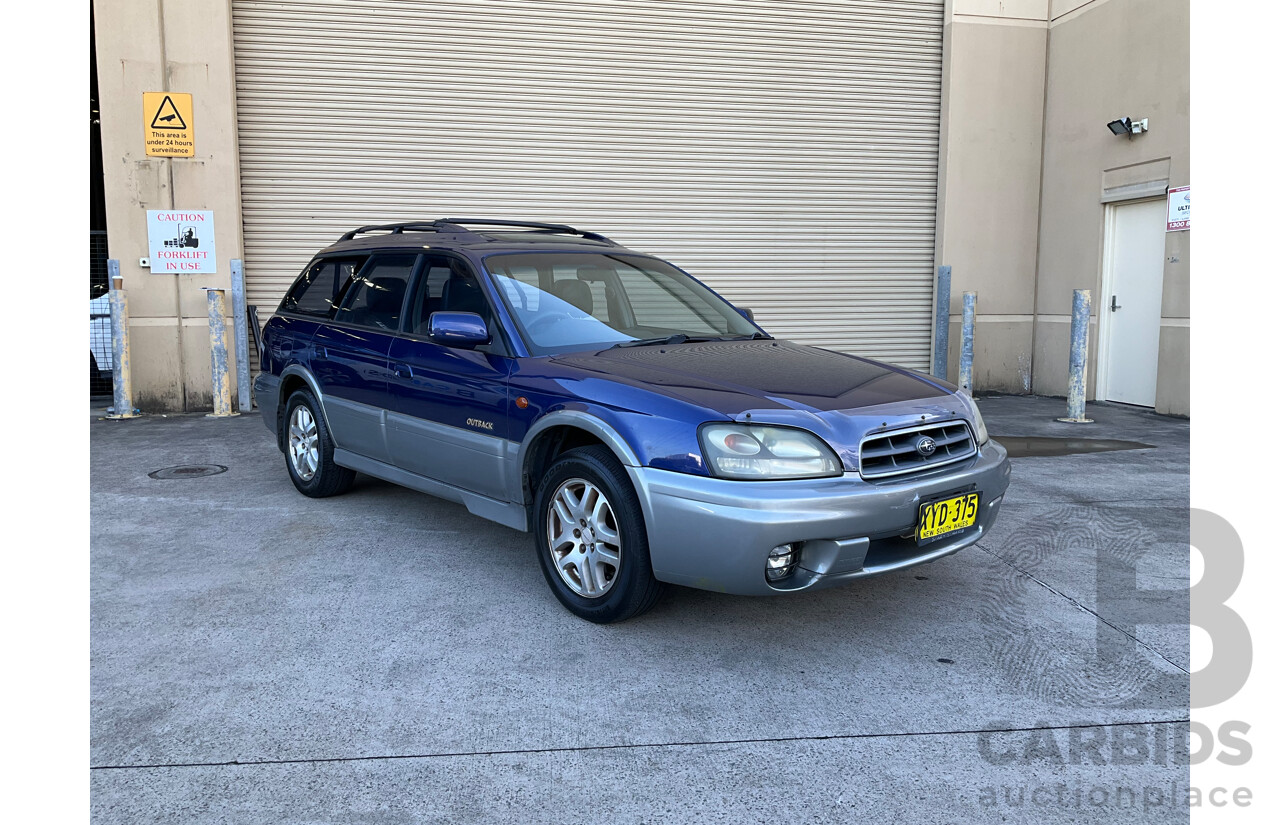 5/2002 Subaru Outback Limited (AWD) MY02 4d Wagon Blue 2.5L