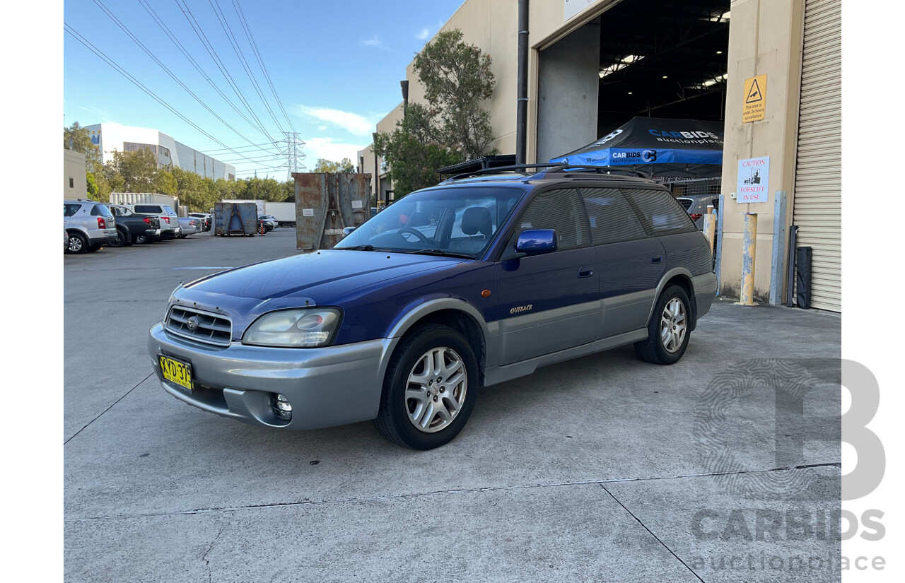5/2002 Subaru Outback Limited (AWD) MY02 4d Wagon Blue 2.5L