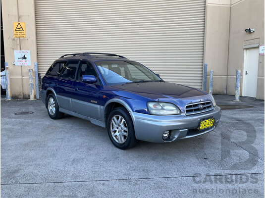 5/2002 Subaru Outback Limited (AWD) MY02 4d Wagon Blue 2.5L