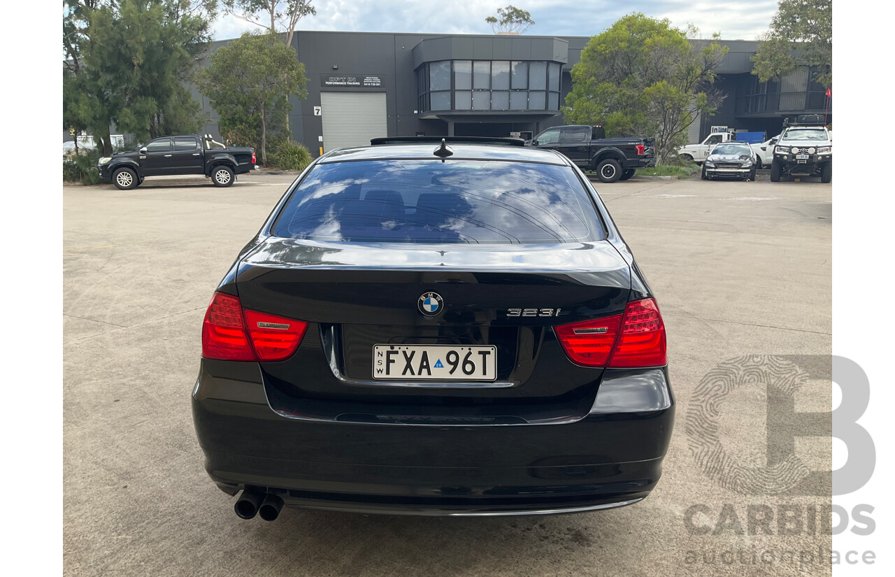 3/2010 BMW 323i E90 MY09 4d Sedan Black Sapphire Metallic 2.5L