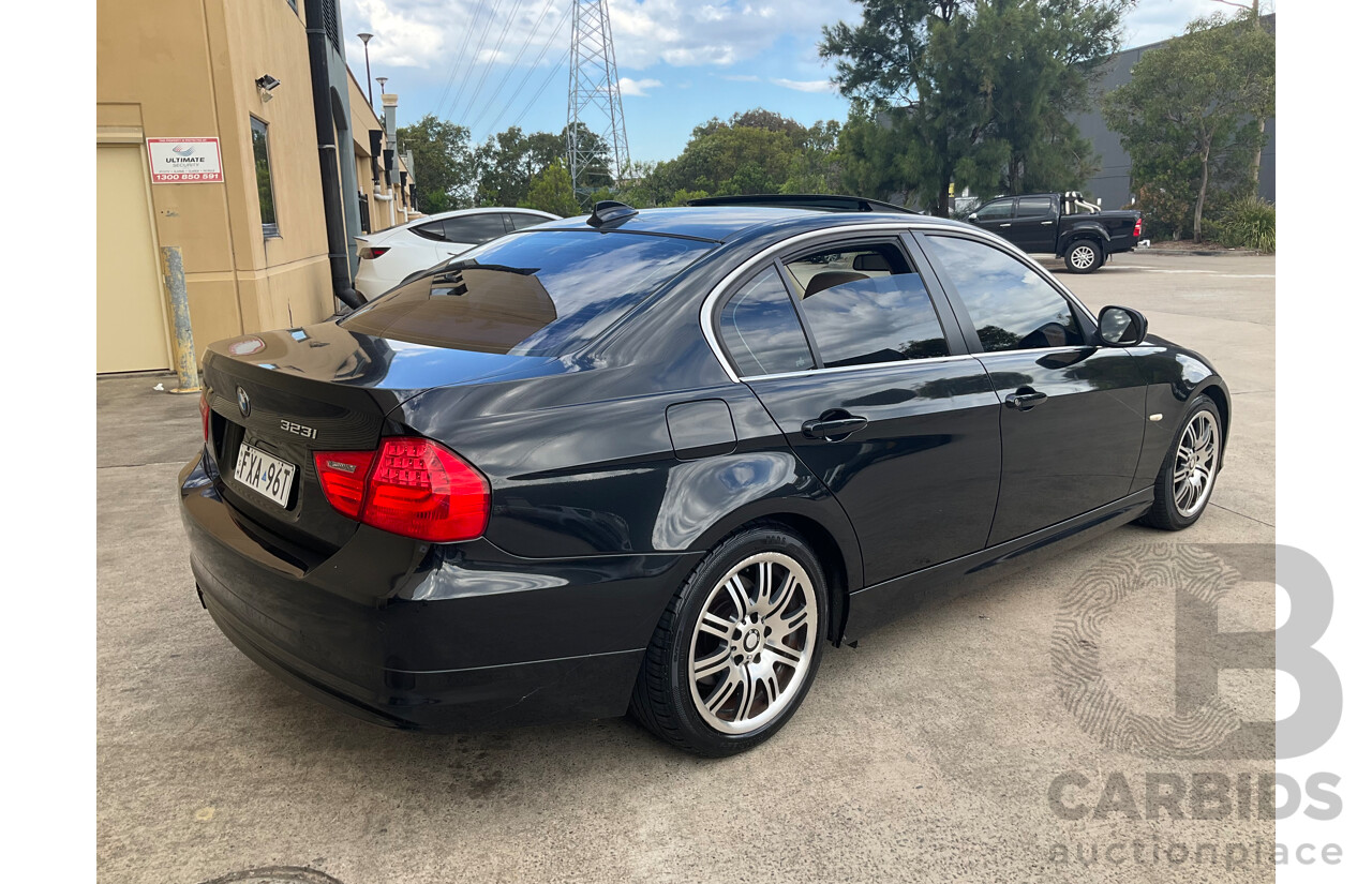 3/2010 BMW 323i E90 MY09 4d Sedan Black Sapphire Metallic 2.5L