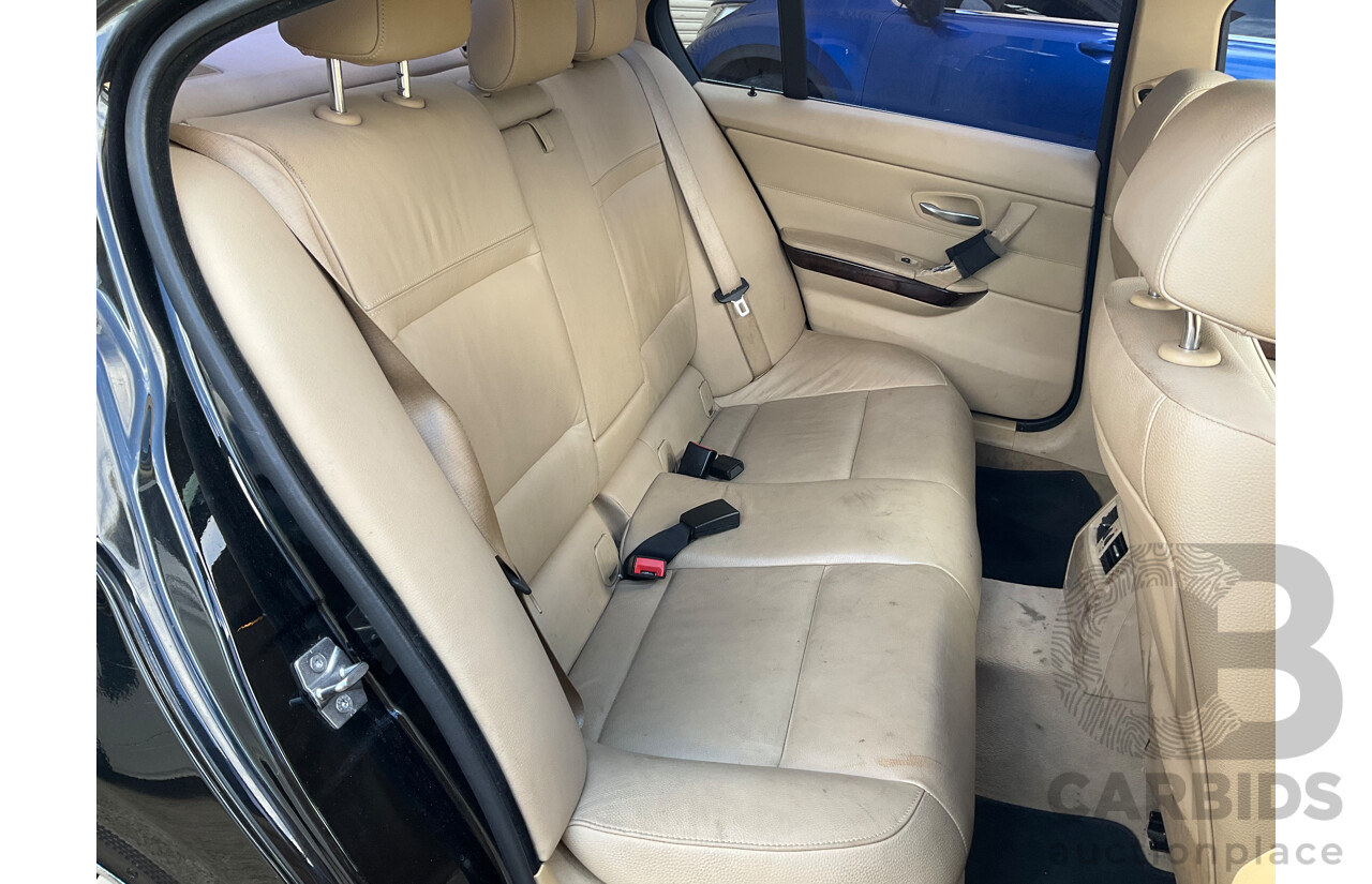 3/2010 BMW 323i E90 MY09 4d Sedan Black Sapphire Metallic 2.5L