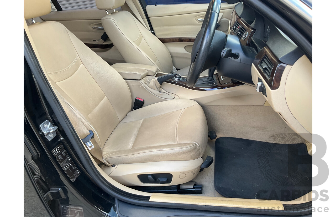 3/2010 BMW 323i E90 MY09 4d Sedan Black Sapphire Metallic 2.5L