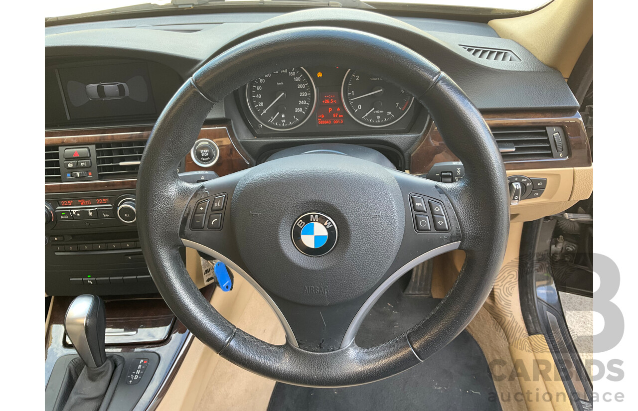 3/2010 BMW 323i E90 MY09 4d Sedan Black Sapphire Metallic 2.5L