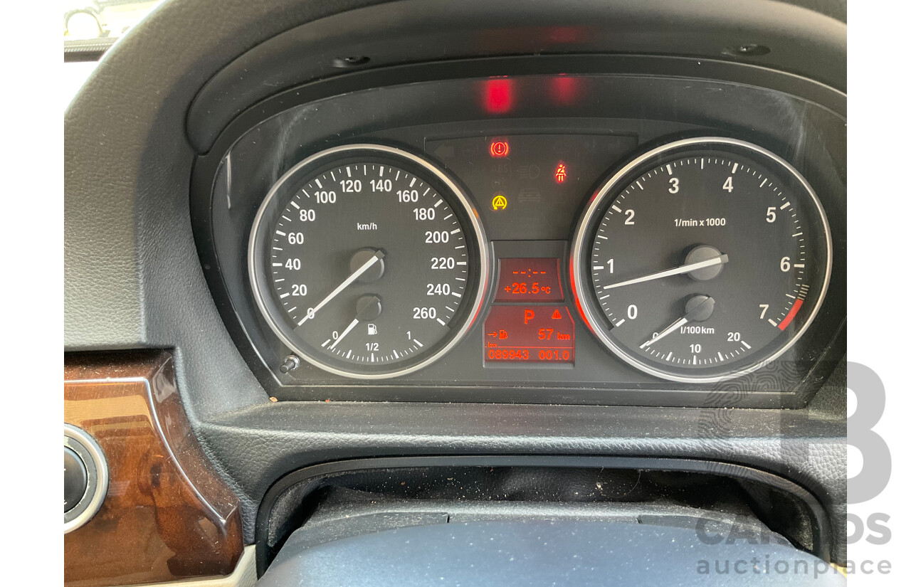 3/2010 BMW 323i E90 MY09 4d Sedan Black Sapphire Metallic 2.5L