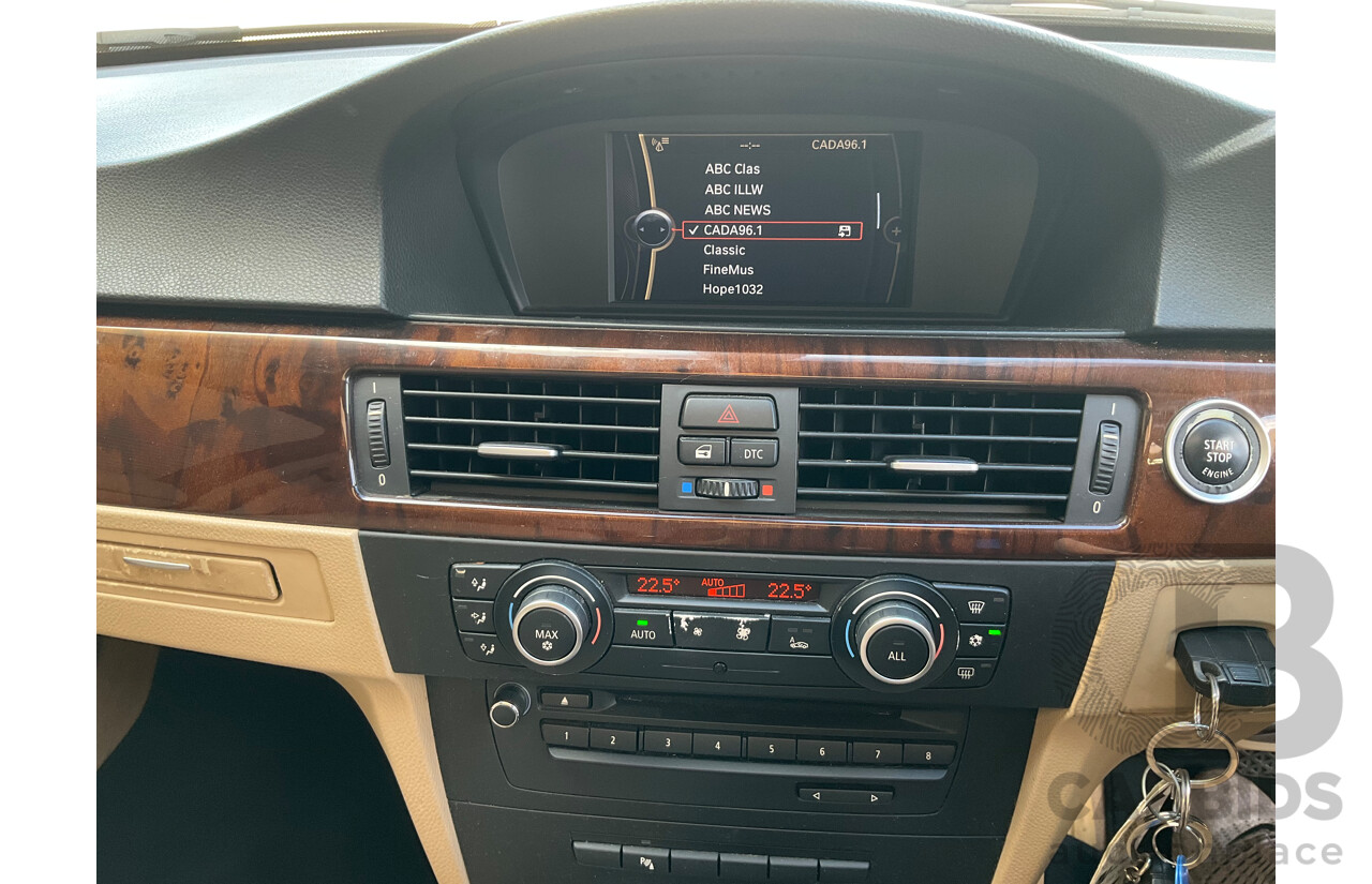 3/2010 BMW 323i E90 MY09 4d Sedan Black Sapphire Metallic 2.5L