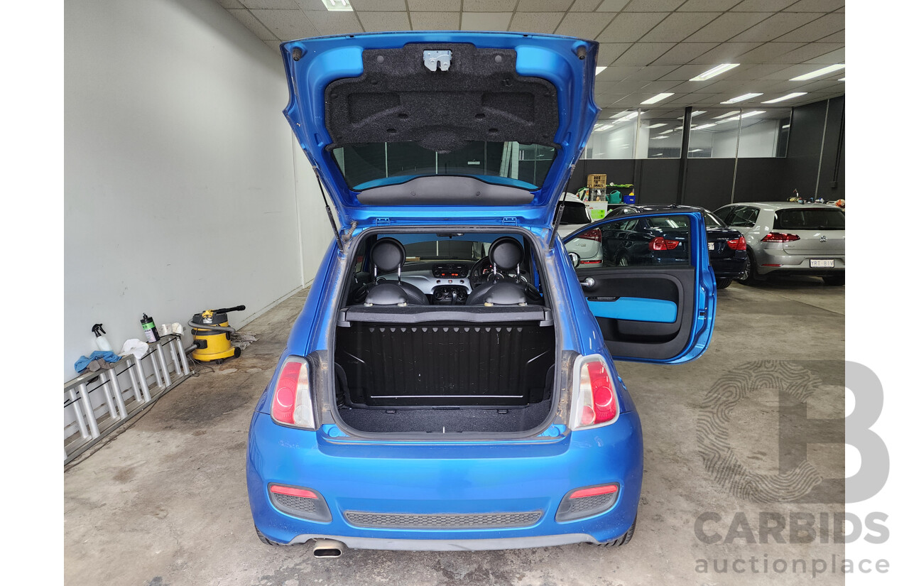 8/2014 Fiat 500 Sport MY13 3d Hatchback Blue 1.4L