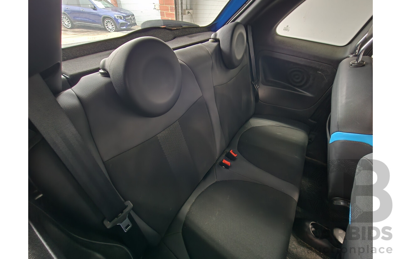 8/2014 Fiat 500 Sport MY13 3d Hatchback Blue 1.4L