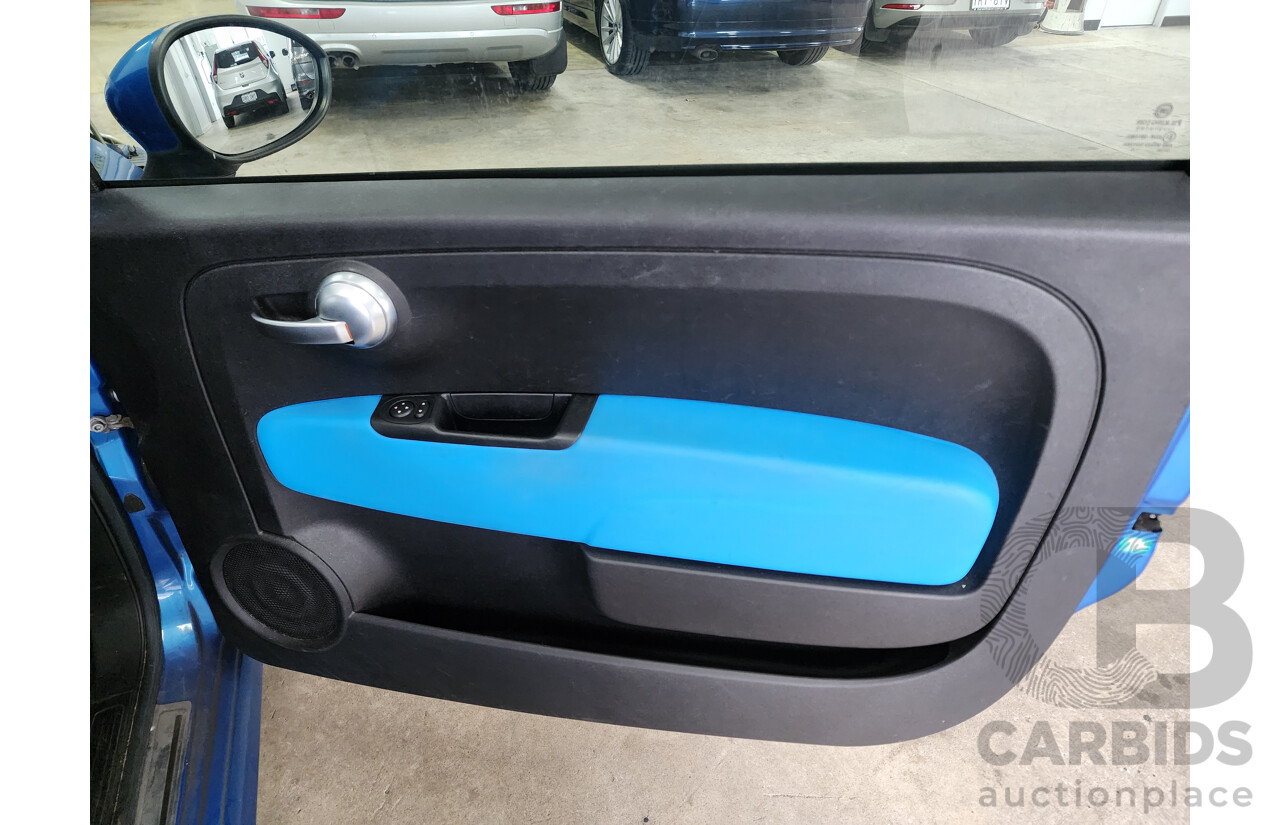 8/2014 Fiat 500 Sport MY13 3d Hatchback Blue 1.4L