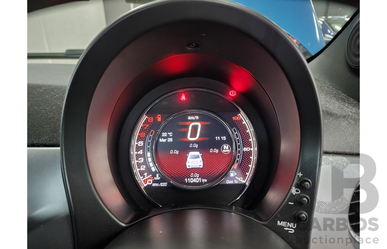 8/2014 Fiat 500 Sport MY13 3d Hatchback Blue 1.4L