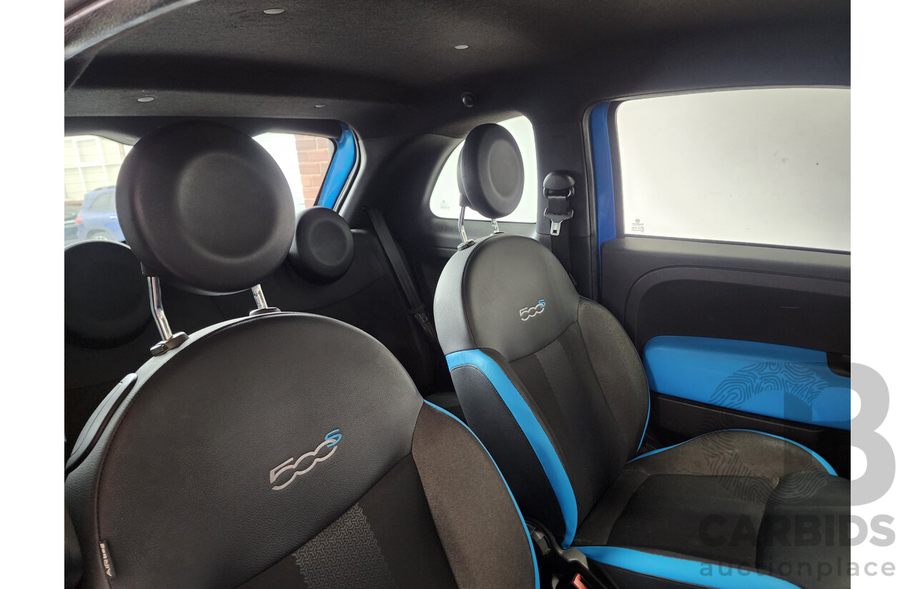 8/2014 Fiat 500 Sport MY13 3d Hatchback Blue 1.4L
