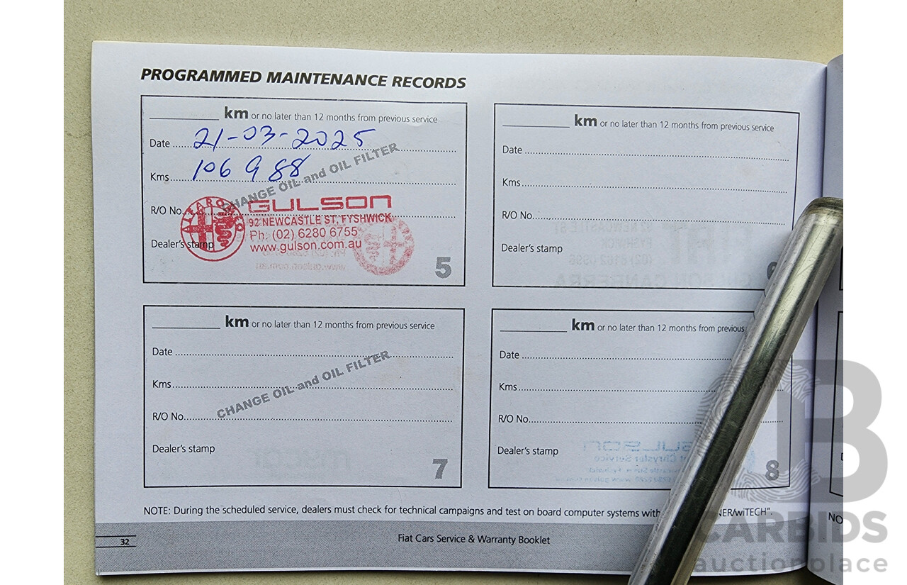 8/2014 Fiat 500 Sport MY13 3d Hatchback Blue 1.4L