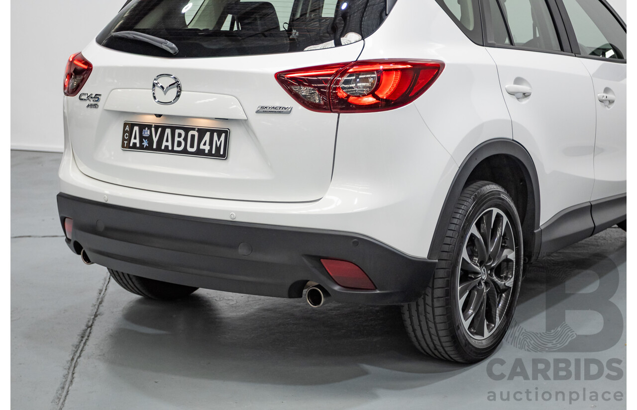 10/2016 Mazda Cx-5 GT (AWD) MY17 4D Wagon White 2.5L