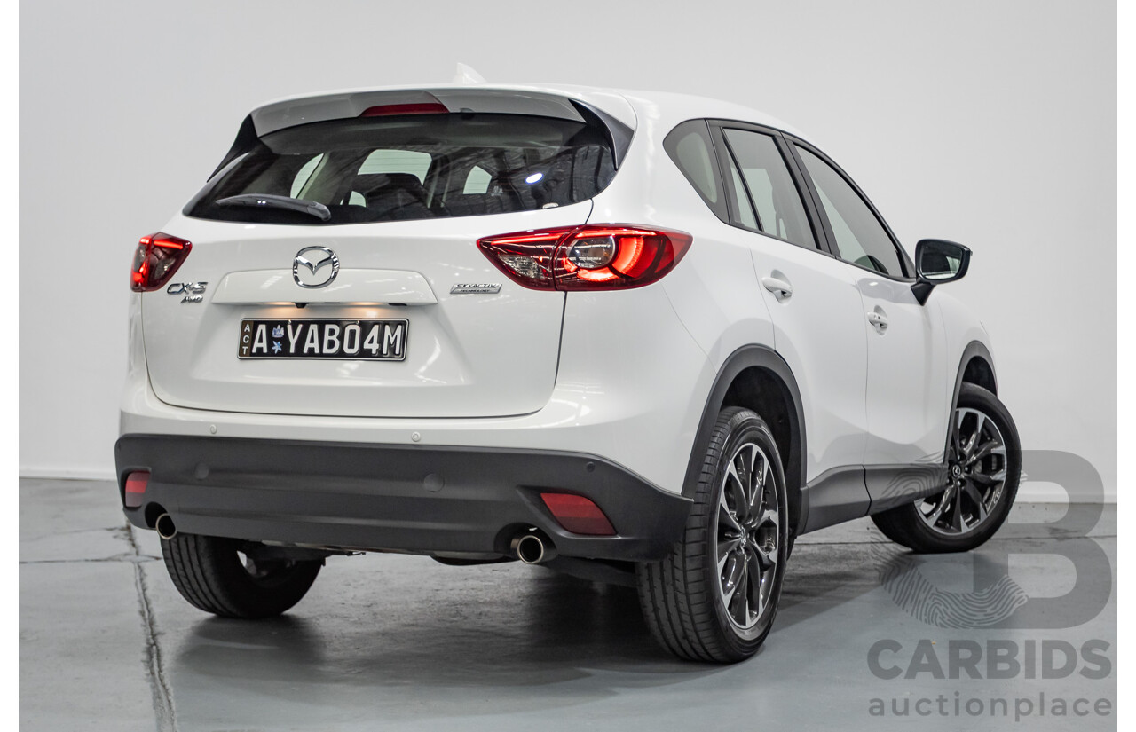 10/2016 Mazda Cx-5 GT (AWD) MY17 4D Wagon White 2.5L