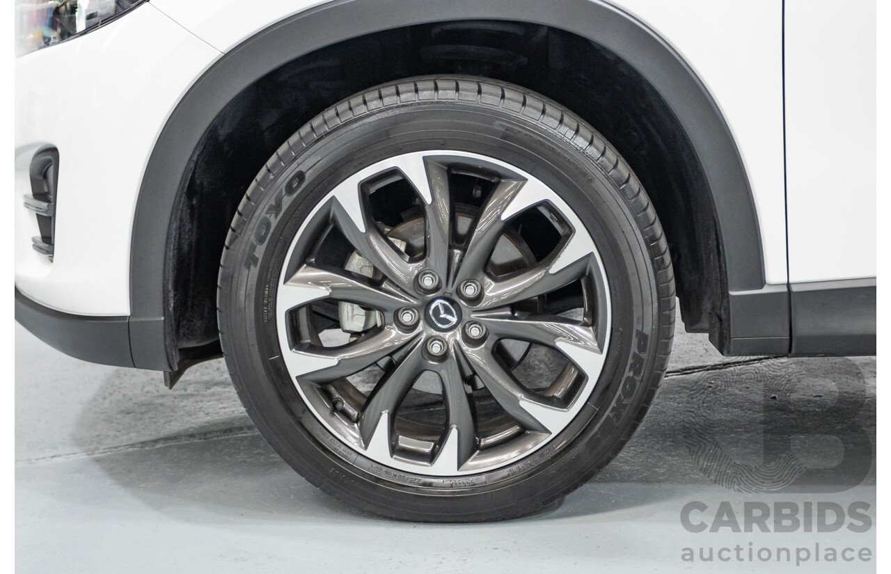 10/2016 Mazda Cx-5 GT (AWD) MY17 4D Wagon White 2.5L