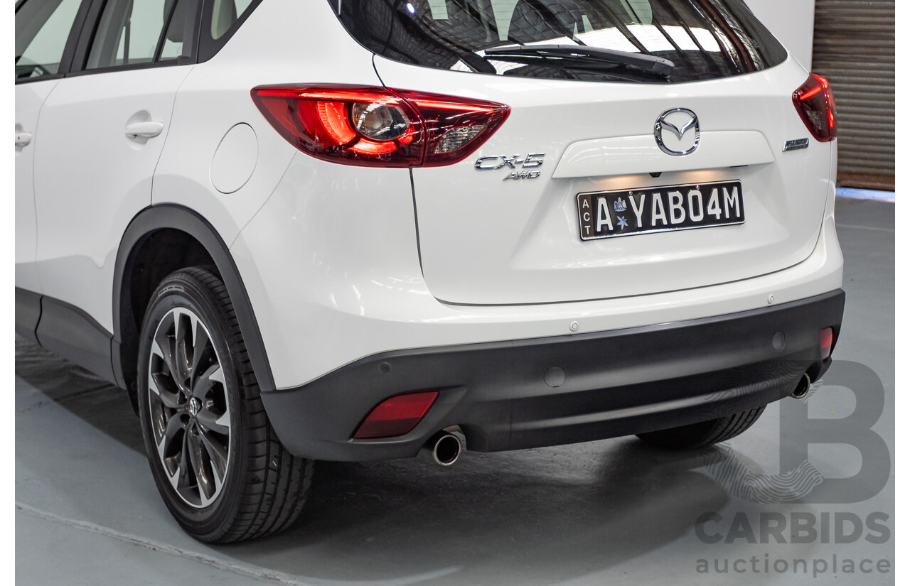 10/2016 Mazda Cx-5 GT (AWD) MY17 4D Wagon White 2.5L