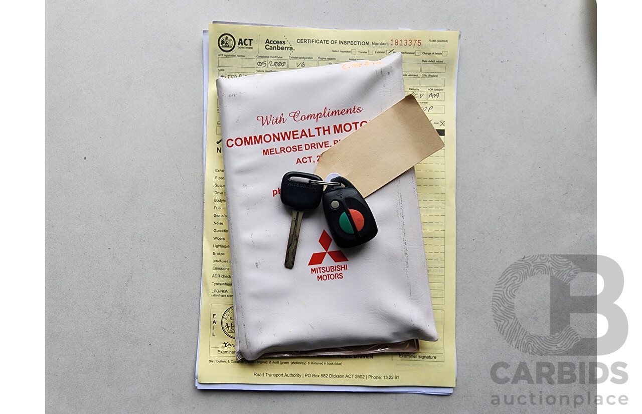 5/2000 Mitsubishi Magna Executive TH 4d Sedan Maroon 3.5L