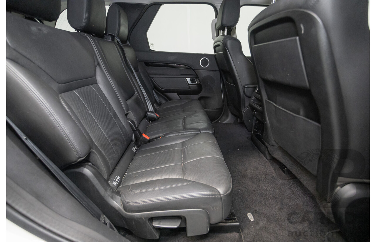 2/2018 Land Rover Discovery SD4 SE 4x4 MY18 4D Wagon Polaris White Twin Turbo Diesel 2.0L