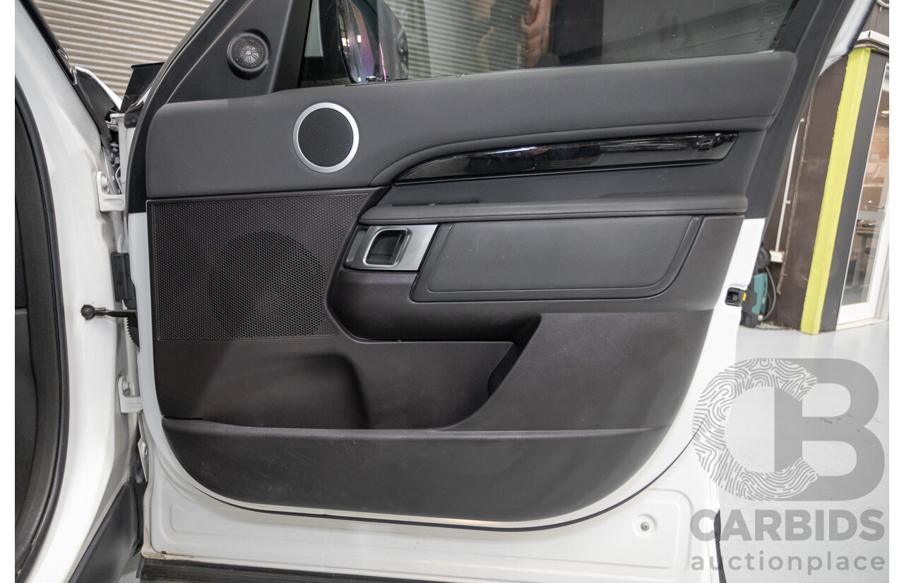 2/2018 Land Rover Discovery SD4 SE 4x4 MY18 4D Wagon Polaris White Twin Turbo Diesel 2.0L