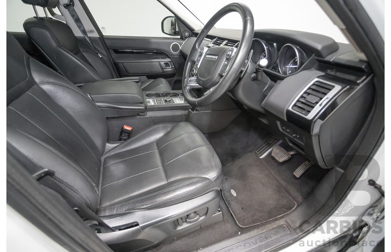 2/2018 Land Rover Discovery SD4 SE 4x4 MY18 4D Wagon Polaris White Twin Turbo Diesel 2.0L