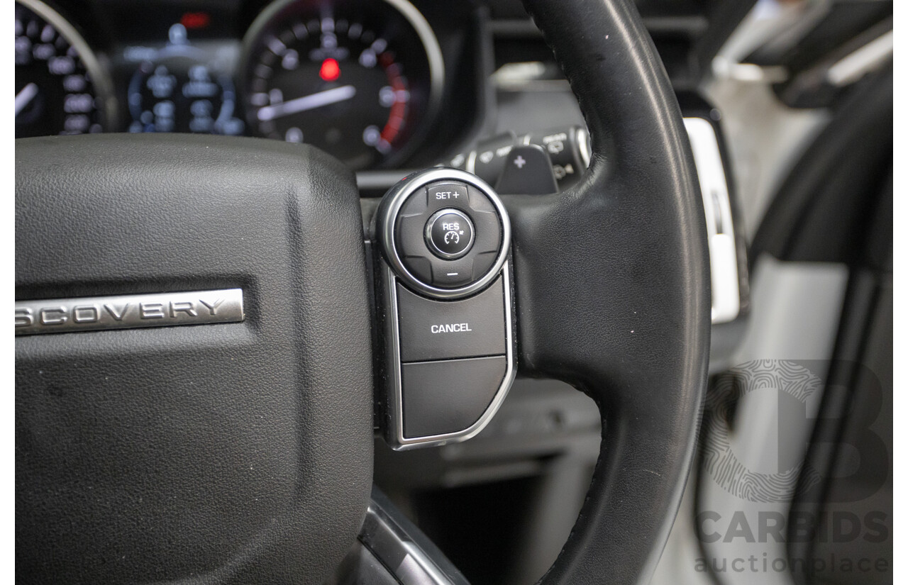 2/2018 Land Rover Discovery SD4 SE 4x4 MY18 4D Wagon Polaris White Twin Turbo Diesel 2.0L