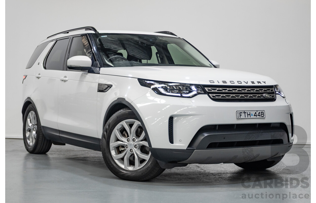 2/2018 Land Rover Discovery SD4 SE 4x4 MY18 4D Wagon Polaris White Twin Turbo Diesel 2.0L