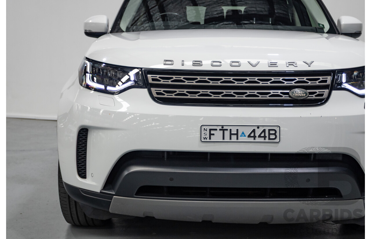 2/2018 Land Rover Discovery SD4 SE 4x4 MY18 4D Wagon Polaris White Twin Turbo Diesel 2.0L