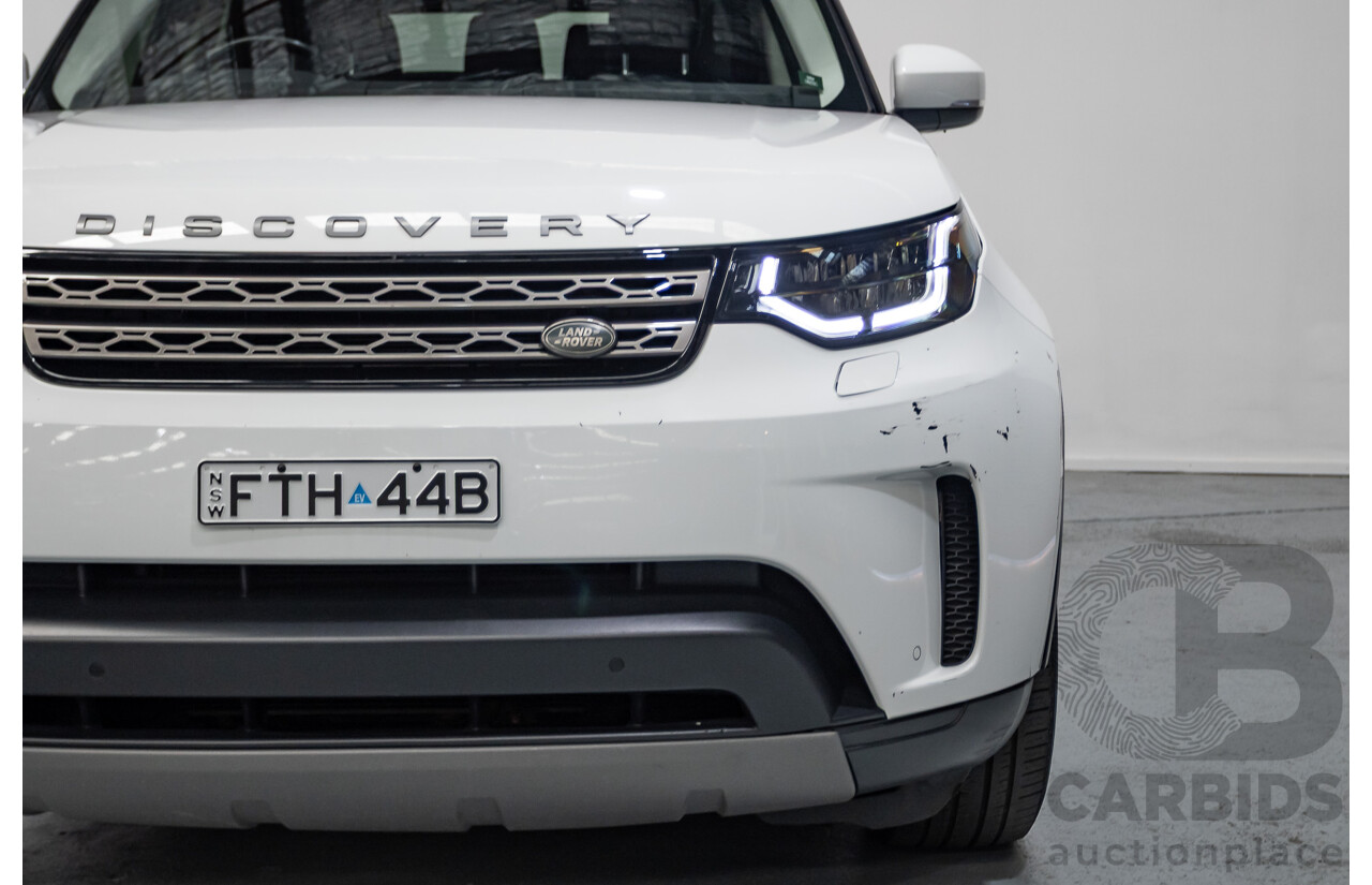 2/2018 Land Rover Discovery SD4 SE 4x4 MY18 4D Wagon Polaris White Twin Turbo Diesel 2.0L