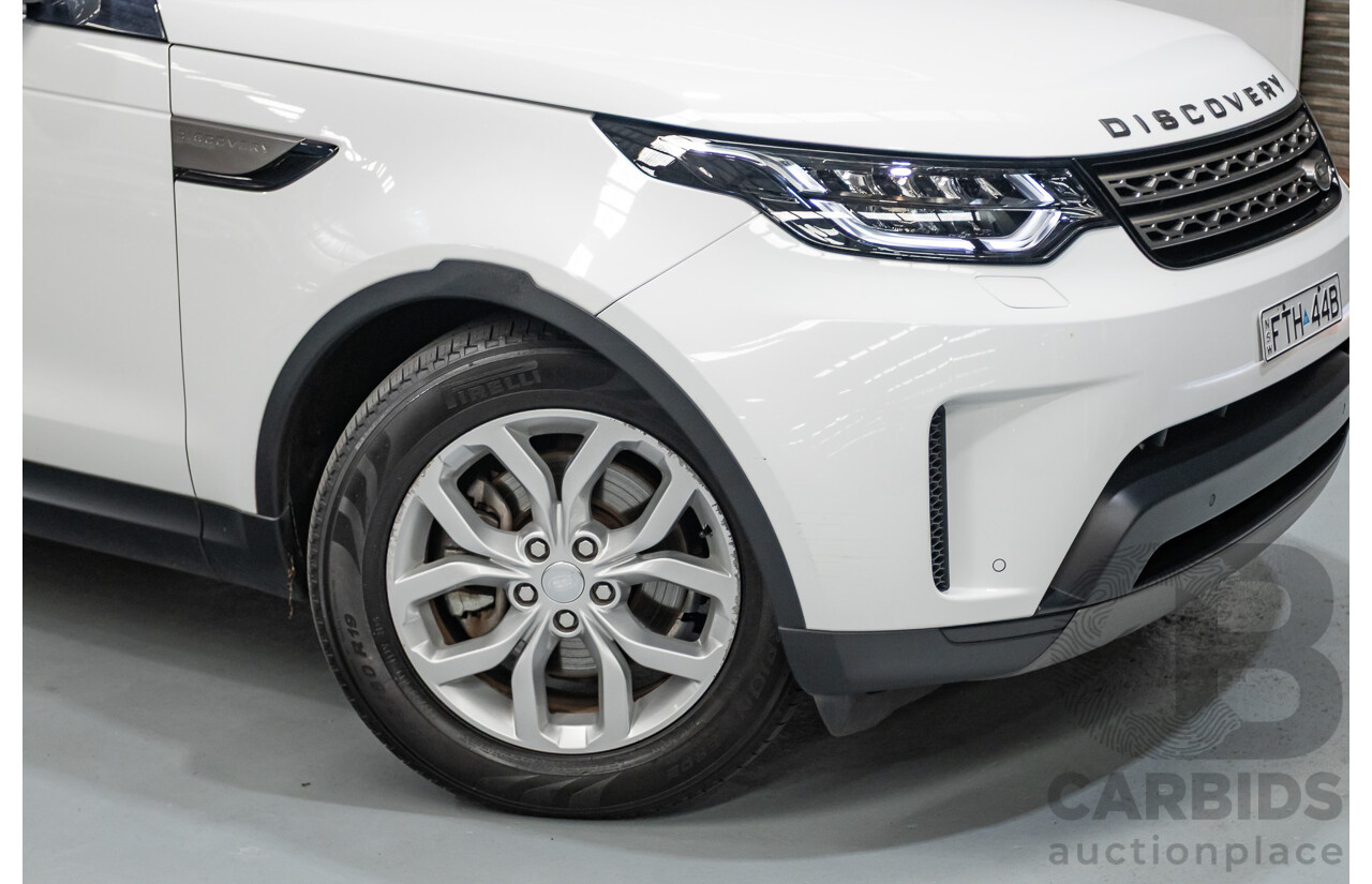 2/2018 Land Rover Discovery SD4 SE 4x4 MY18 4D Wagon Polaris White Twin Turbo Diesel 2.0L