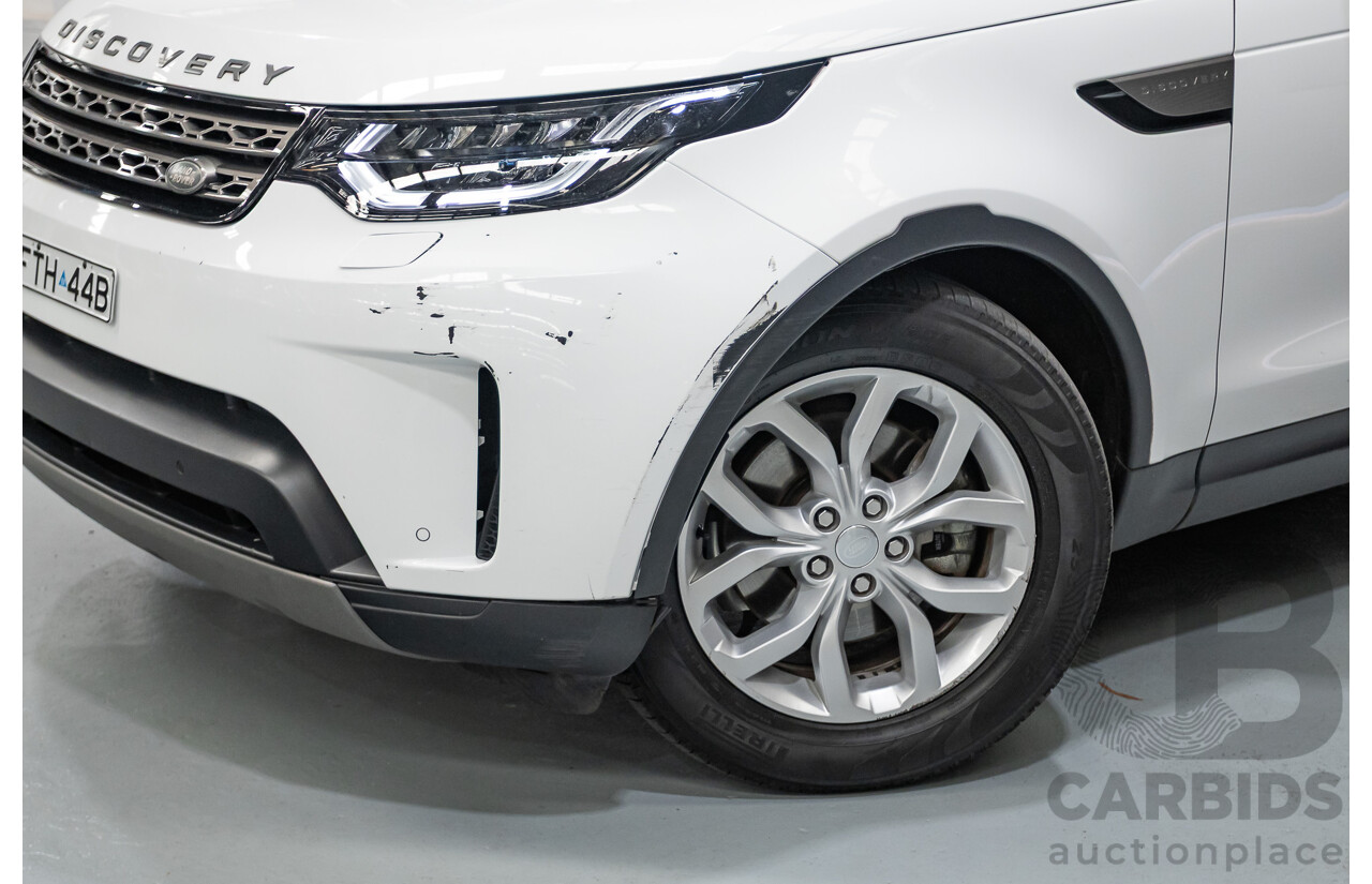 2/2018 Land Rover Discovery SD4 SE 4x4 MY18 4D Wagon Polaris White Twin Turbo Diesel 2.0L