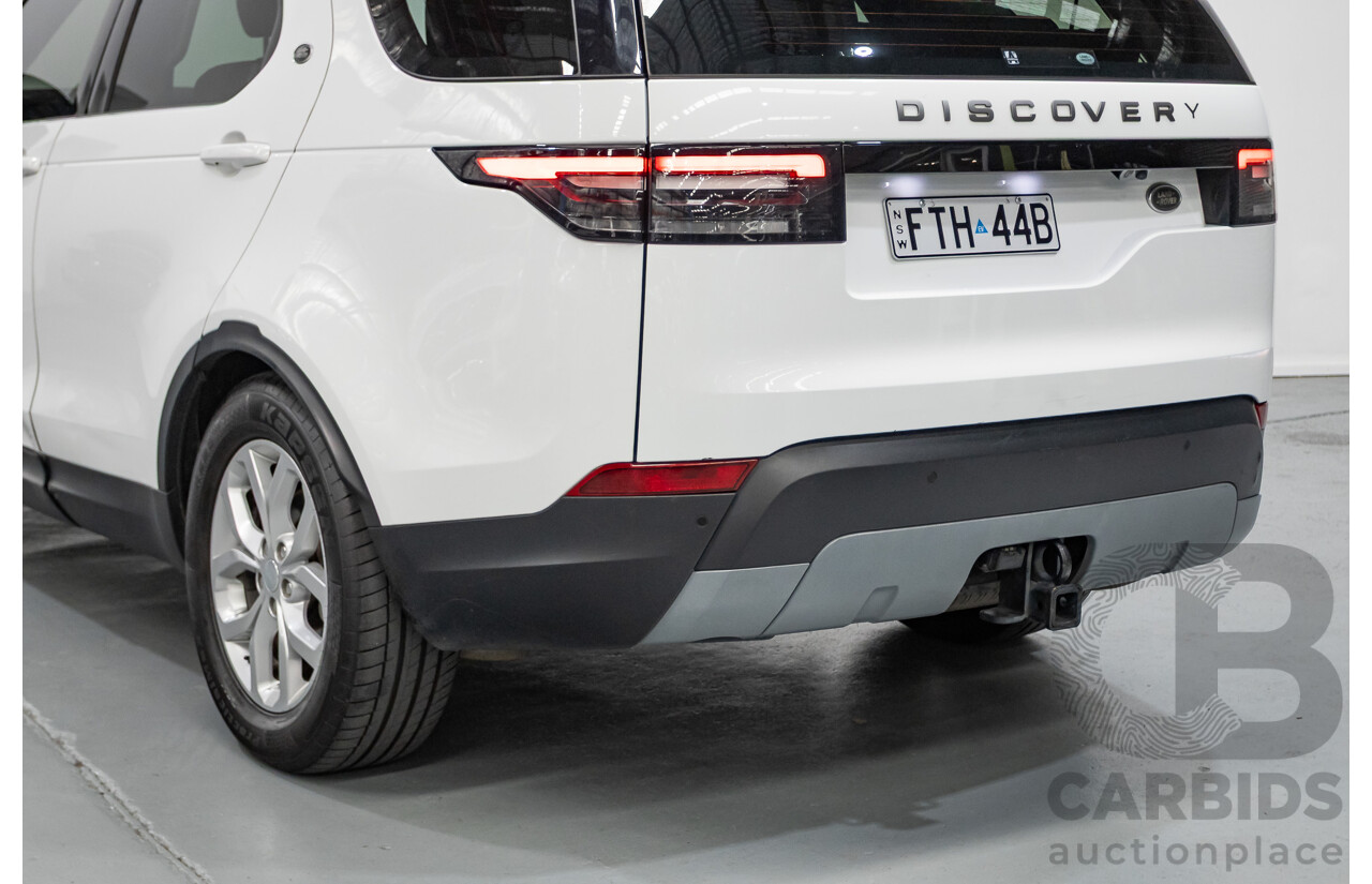 2/2018 Land Rover Discovery SD4 SE 4x4 MY18 4D Wagon Polaris White Twin Turbo Diesel 2.0L