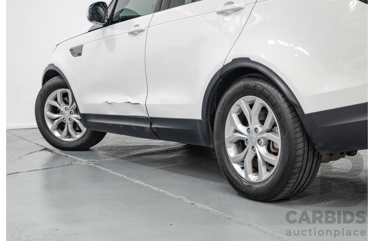 2/2018 Land Rover Discovery SD4 SE 4x4 MY18 4D Wagon Polaris White Twin Turbo Diesel 2.0L