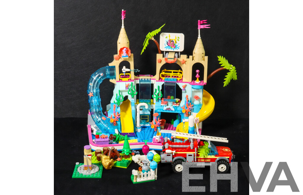 Lego Friends Summer Fun Water Park and Fire Chief Response Truck