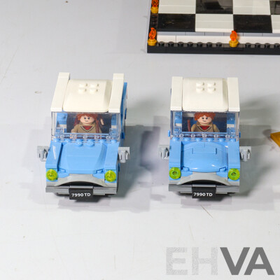 Collection of Harry Potter Lego Including Chess Set, Hogwarts Polyjuice Potion Mistake, Car, Spider and More