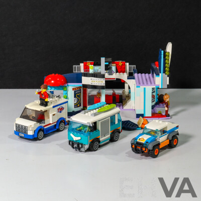 Collection of Lego Including City Furgone TV6+, Friends  Heartlake City Movie Theatre and More