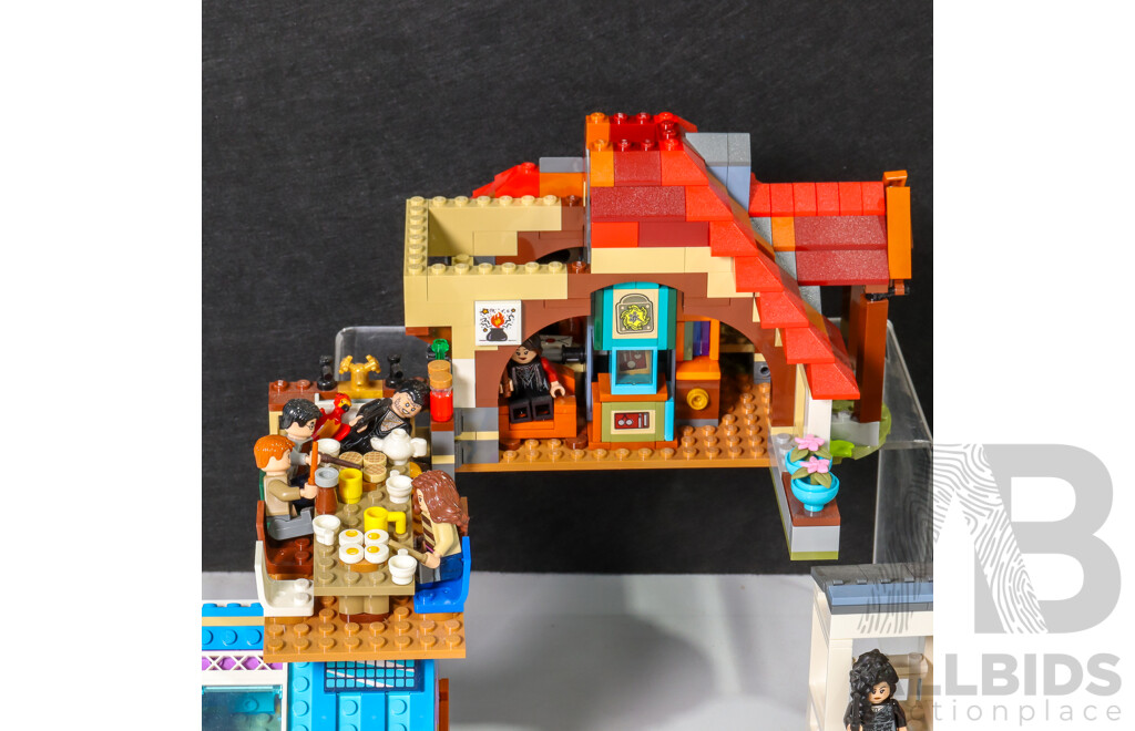 Collection of Lego Including Harry Potter Attack on the Burrow and Friends Mobile Tiny House