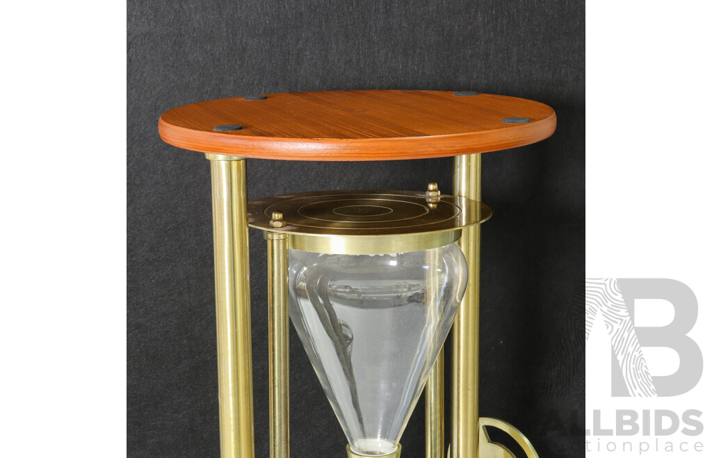 Large Standing Hourglass Side Table