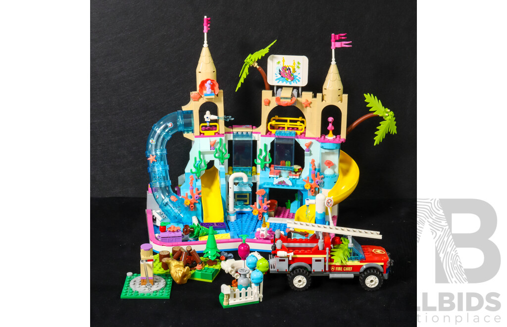 Lego Friends Summer Fun Water Park and Fire Chief Response Truck