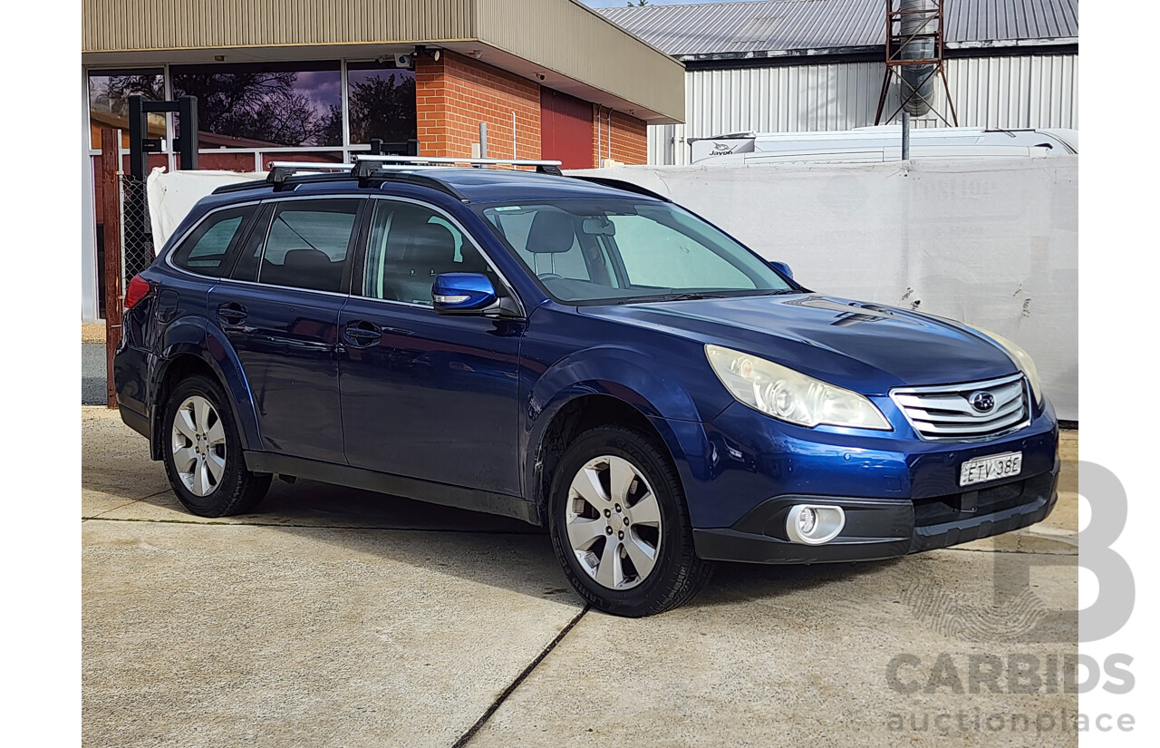 8/2010 Subaru Outback 2.5i Premium (sat-Nav) MY10 4d Wagon Blue 2.5L