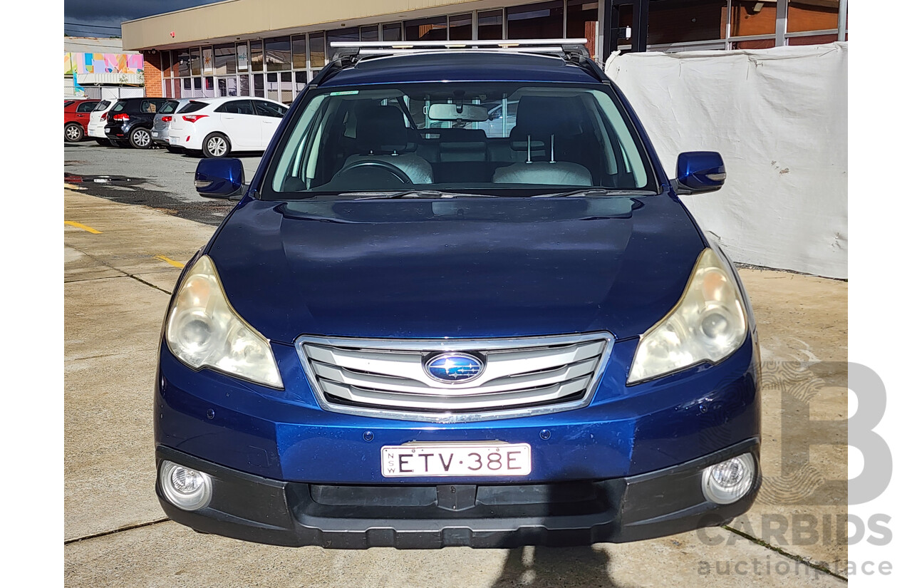 8/2010 Subaru Outback 2.5i Premium (sat-Nav) MY10 4d Wagon Blue 2.5L