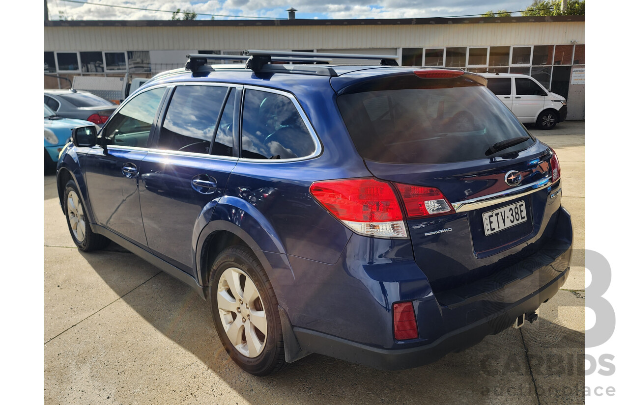 8/2010 Subaru Outback 2.5i Premium (sat-Nav) MY10 4d Wagon Blue 2.5L