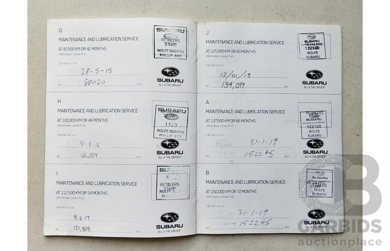 8/2010 Subaru Outback 2.5i Premium (sat-Nav) MY10 4d Wagon Blue 2.5L