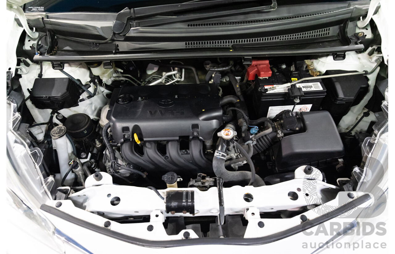 02/2017 Toyota Yaris Ascent (FWD) NCP130R MY17 5d Hatchback Glacier White 1.3L