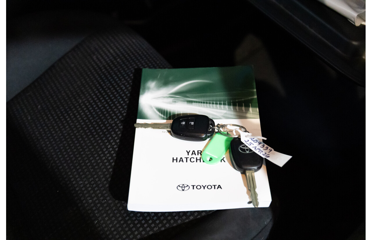 02/2017 Toyota Yaris Ascent (FWD) NCP130R MY17 5d Hatchback Glacier White 1.3L