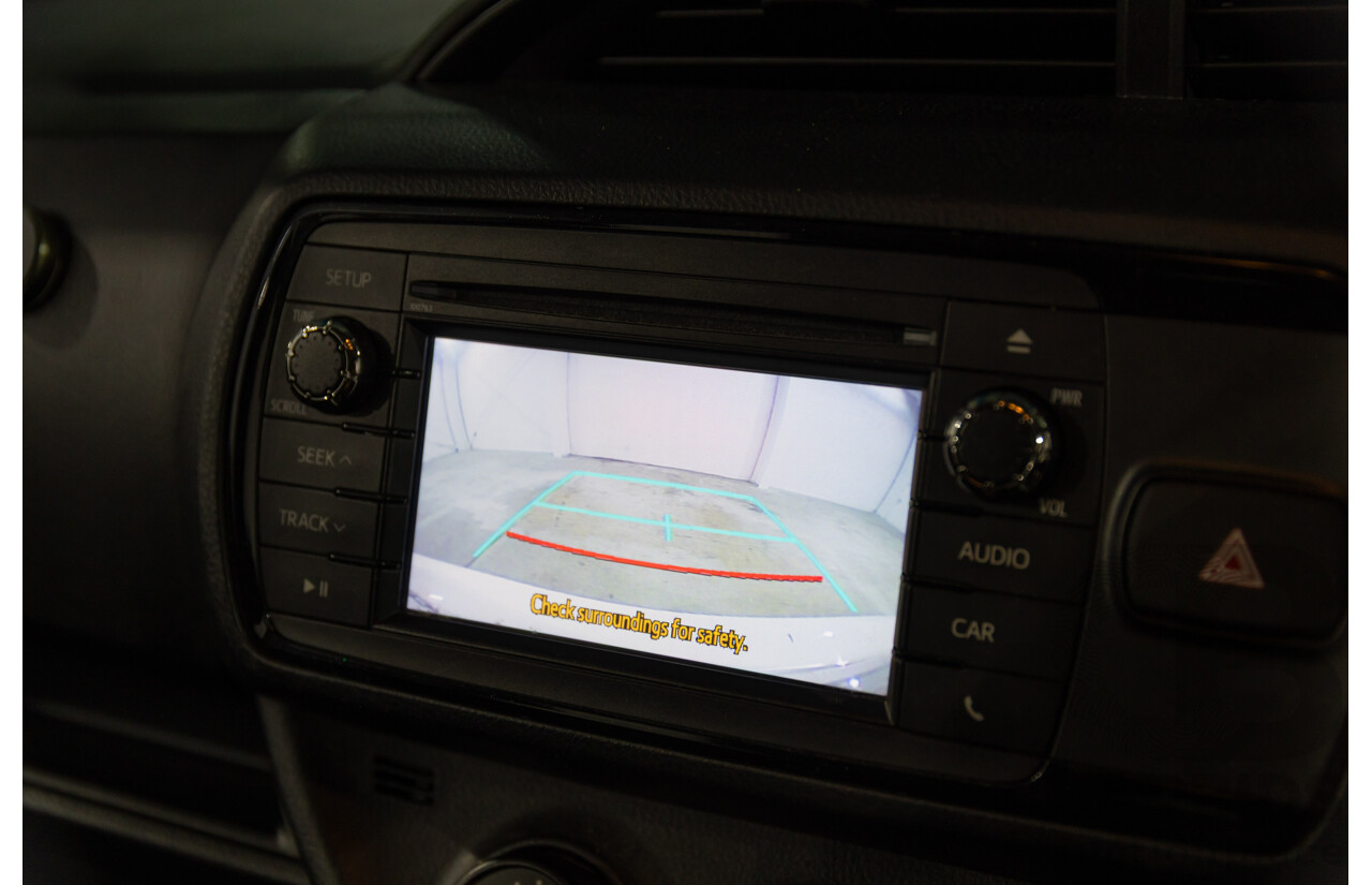 02/2017 Toyota Yaris Ascent (FWD) NCP130R MY17 5d Hatchback Glacier White 1.3L