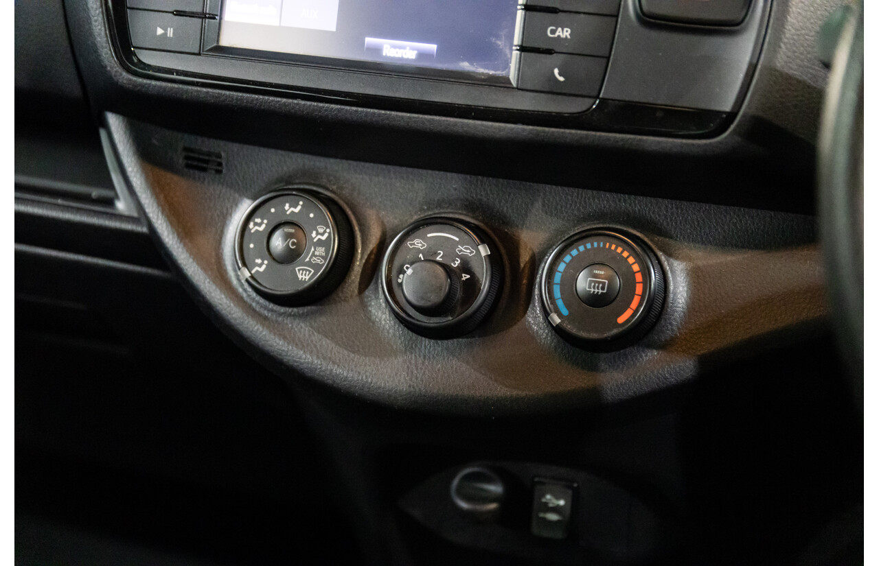 02/2017 Toyota Yaris Ascent (FWD) NCP130R MY17 5d Hatchback Glacier White 1.3L