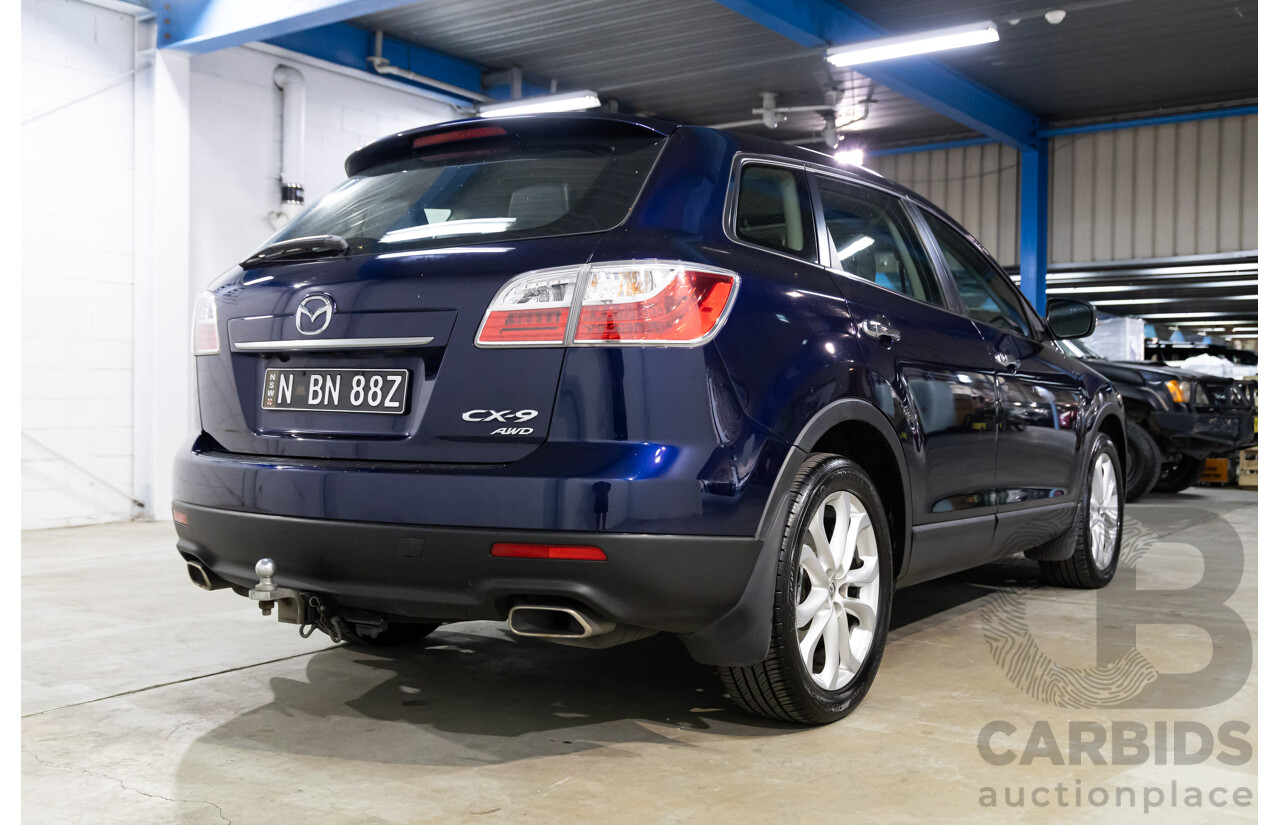 8/2012 Mazda Cx-9 Grand Touring (AWD) 10 Upgrade 4d Wagon Stormy Blue 3.7L - 7 Seater