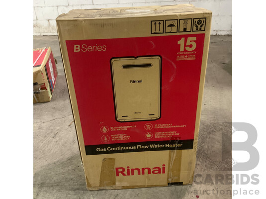 RINNAI Builders 26L/Min External HWS LPG (50Deg)  (B26L50A) - ORP $999