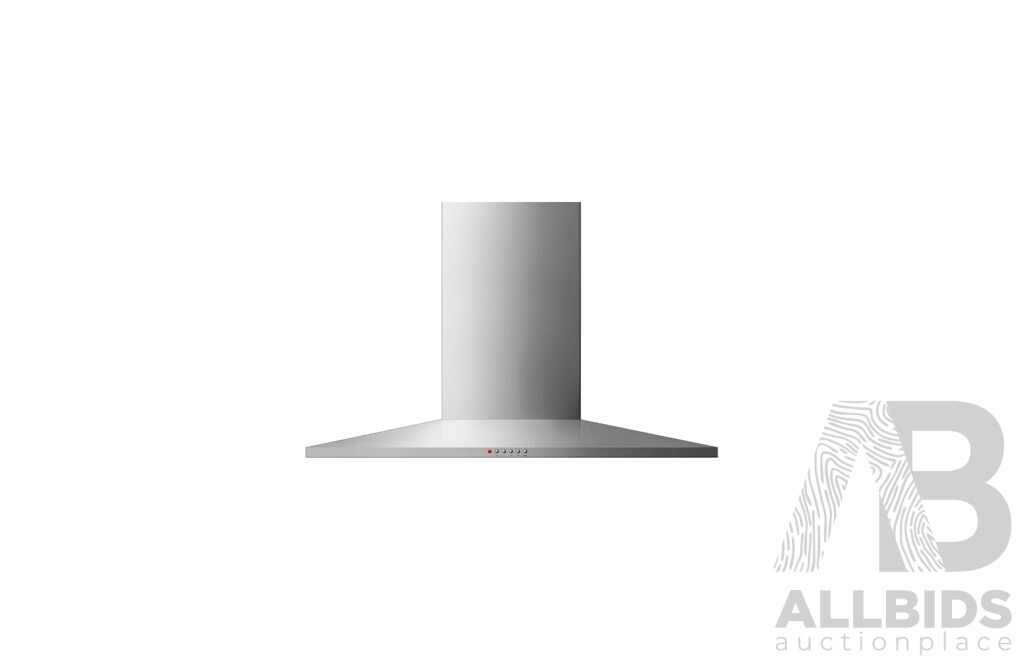 Fisher & Paykel 90cm Commercial Only Model S/S Pyramid Chimney Wall Canopy Rangehood  (HC90PLX4) - ORP $499