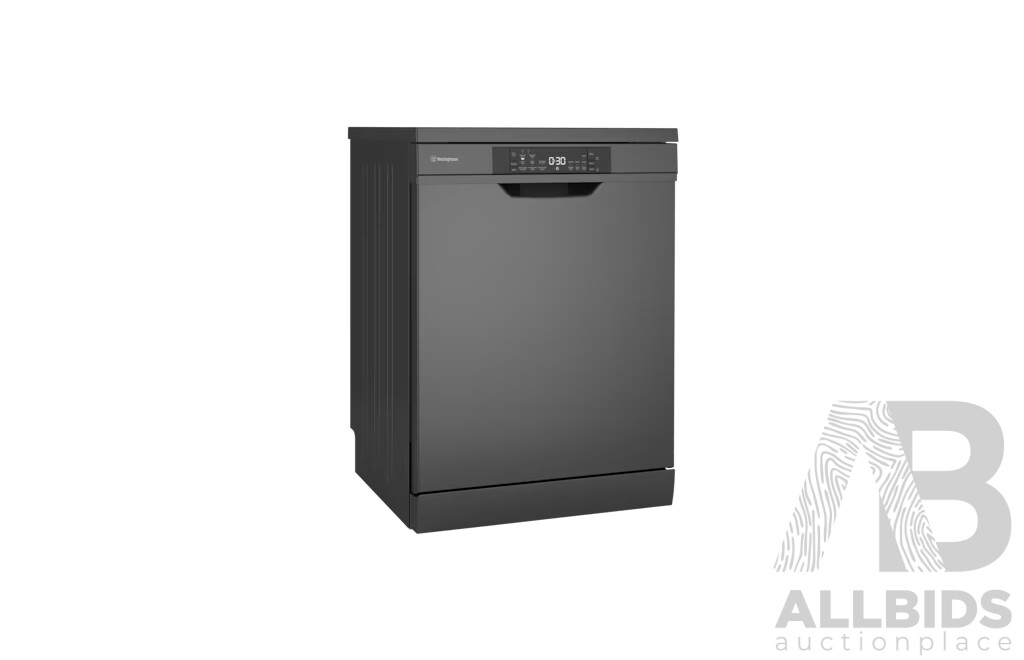 WESTINGHOUSE 60cm Freestanding Sensor Wash Dishwasher Dark Stainless Steel (WSF6608KXB--C) - ORP $1,049